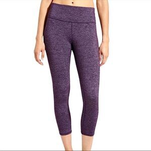 Athleta Purple High-Rise Quest Capri Leggings size small